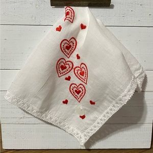 Valentines Hankie Sea Glass